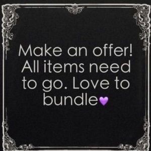 Make a reasonable offer! Every price is negotiable! Items must go.